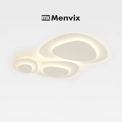 Living Room Ceiling lamp For Bedroom Dining Indoor Lighting Fixtures Milk White Wind Luminaria Home decor led light fixture lamp