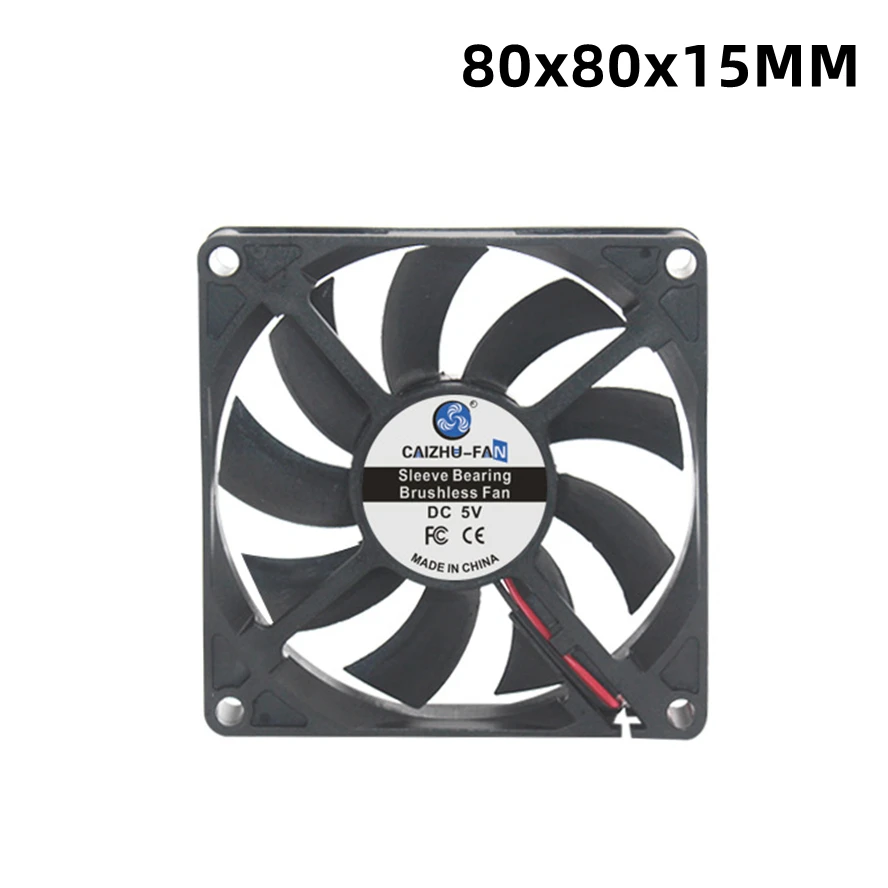 8015 80MM 80x80x15MM Cooling fan DC12V Ultra-thin cooling fan Comptuter CPU Cooling fan with 2pin