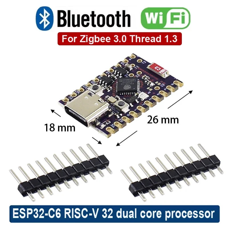 Single-Core SuperMini ESP32-S3 ESP32-C3 ESP32-H2 ESP32-C6 Development Board Modules Super Mini WiFi BT Bluetooth Module