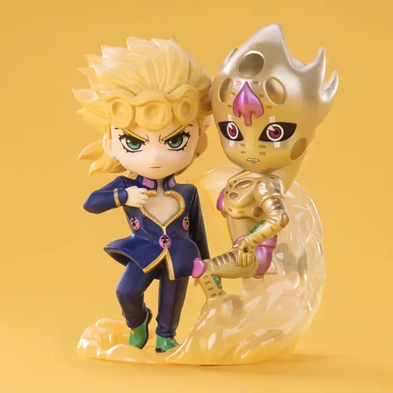 POP MART GONG JOJO's Bizarre Adventure ซีรีส์ Golden Wind ของเล่นกล่องสุ่มสุดฮิต ฟิกเกอร์แอคชั่นลึกลับ ของขวัญเซอร์ไพรส์