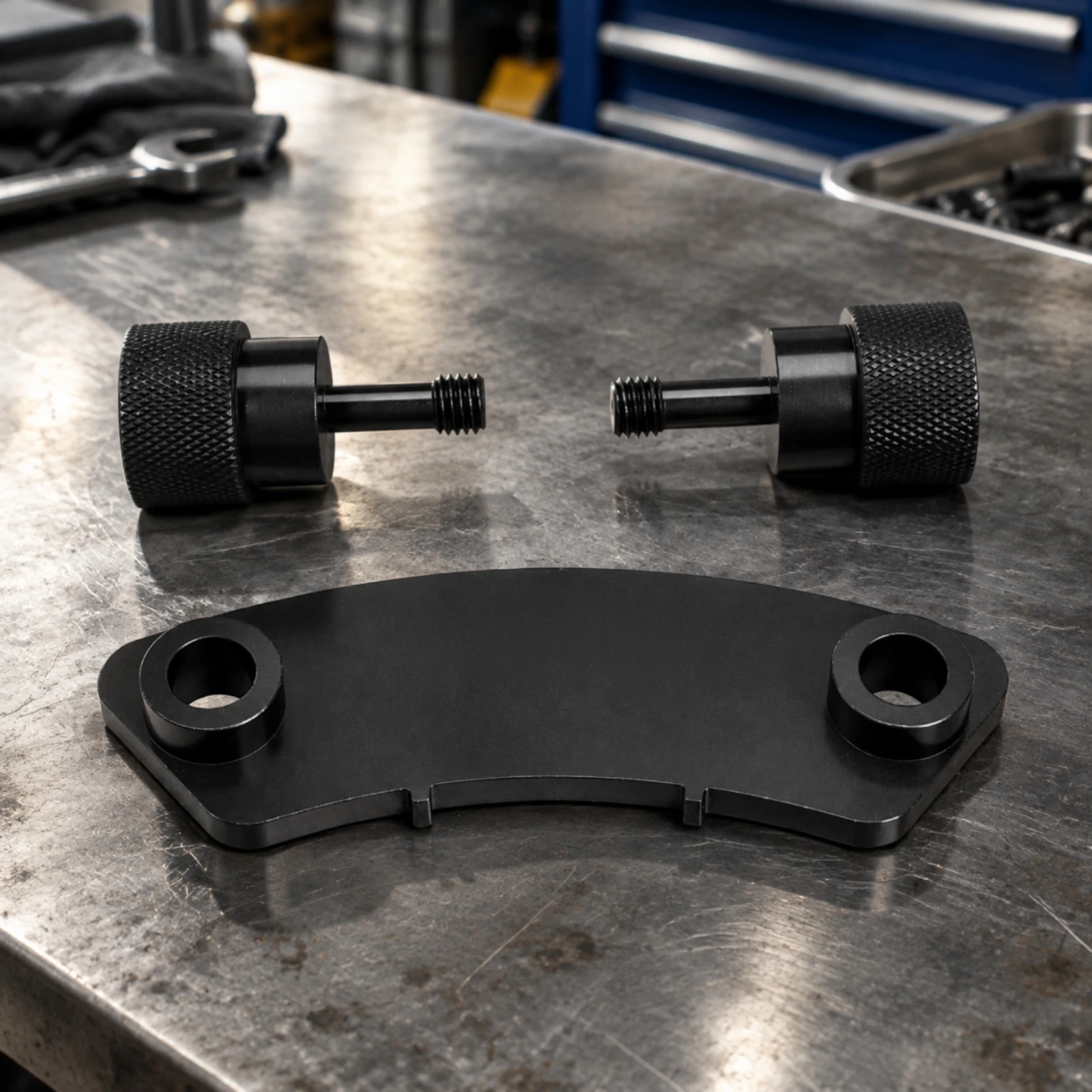 Engine Timing Fixture with Adjustment Knobs Slim Flywheel Positioning Tool for Mechanics, Workshop, Garage