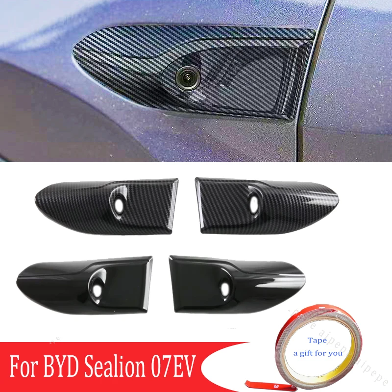 

LHD RHD For BYD Sealion 7 Sea lion 07 EV 2024 2025 Side Fender Air Flow Wing Vent Cover Car Moldings Trim Decorative Accessories