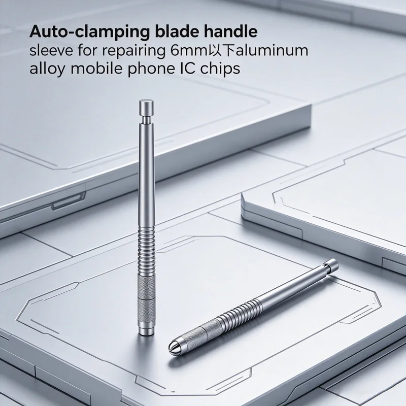 Quick Lock 013 Self-clamping Cutter Handle Aluminum Body For Smartphone IC Chip Micro Cutting Maintenance Engraving Tool