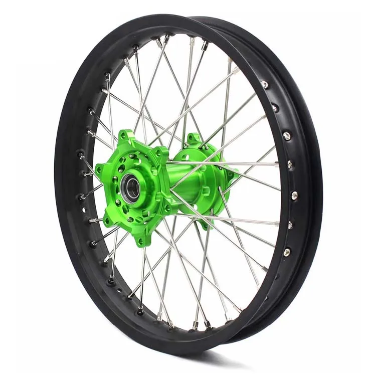 

2.15*19 motorcycle cnc 21/19 MX dirt bike rear wheels for Kawasaki KX250F KX450F