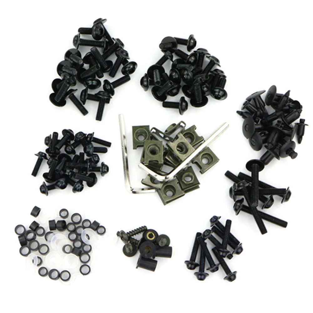 Universal Motorcycle Fittings Full Fairing Bolts Kit Clips Screws Fastener For SUZUKI KAWASAKI YAMAHA KTM Aprilia Ducati HONDA