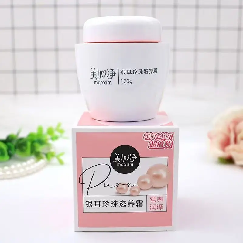 Original Maxam Tremella Pearl Cream 120g Nourishing Face Cream Moisturizing Hydrating Rejuvenating Softening Skin Genuine Beauty