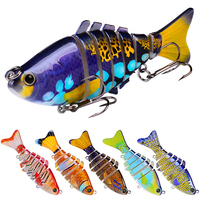 1Pcs Wobbler Multi Jointed 7 Segments Fishing Lure 10cm/15.61g Hard Bait Wobblers Crankbait  Artificial Bait Fishing Accessories