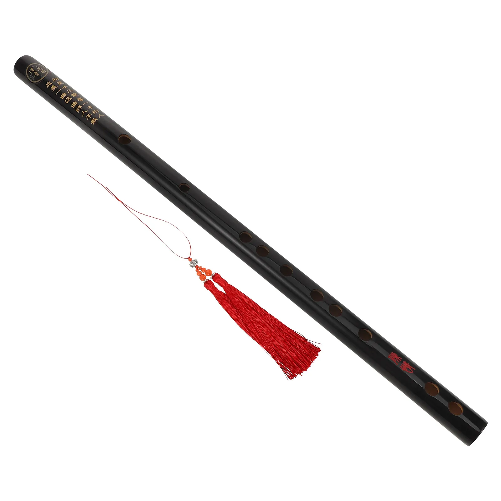 

Black Fife Kids Musical Instruments Bamboo Flute for Beginners Traditional Chinese Flute Glossy Smooth