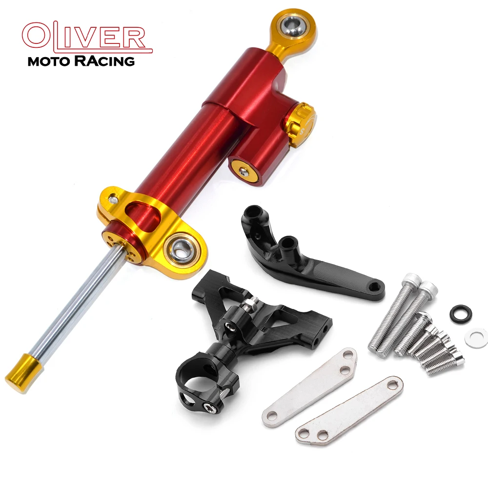 

Steering Damper Stabilizer Motorcycle For Kawasaki Ninja ZX14R ZZR1400 ZZR 1400 ZX-14R 06-20 Dampers Mount Bracket Support Kit