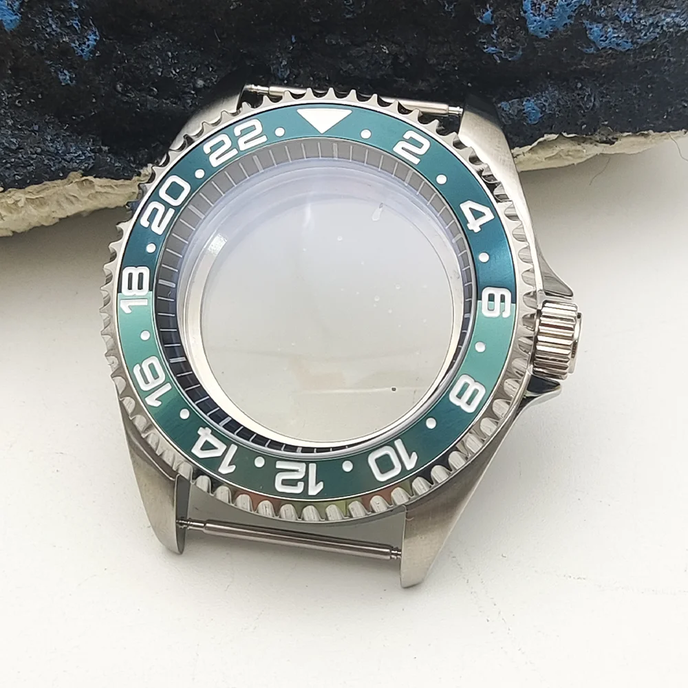 42 mm case fittings, matching bezel, sapphire double-thicknessed glass, NH35 case for NH36 movement image 3