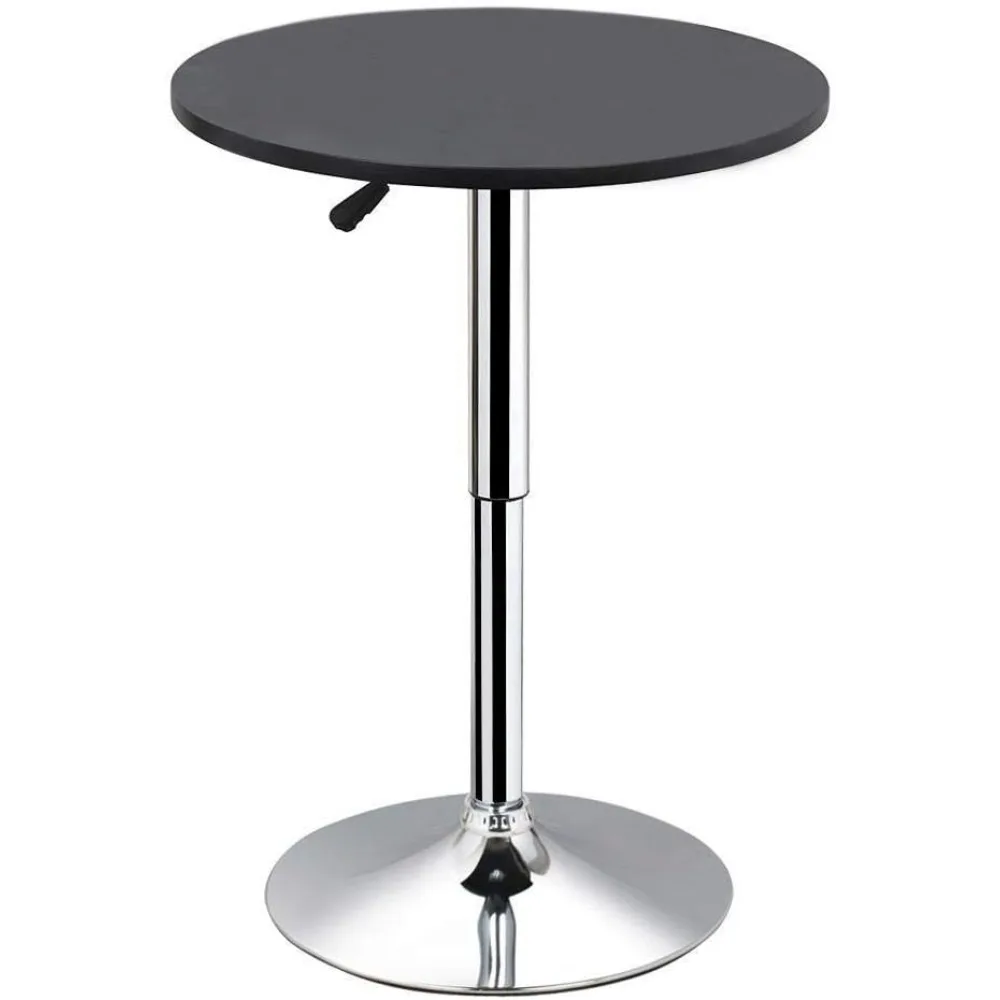 

Modern Industrial Bar Table – Counter-Height Pub Dining Table with Stable Base & Adjustable Feet for 4-Seat Setups