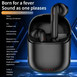 J220 Bluetooth Earphones For True Wireless Gaming With Zero Delay New Noise Eeduction For Men And Womens Sports