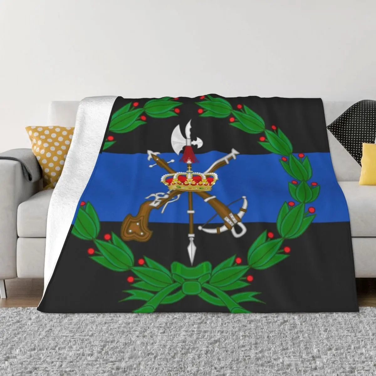 Spanish Legion 1090 Home Throw Blanket Custom Blanket Personalized Throw Blanket