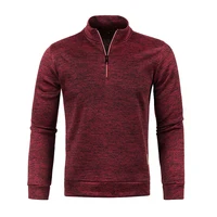 Spring Men Thicker Half Zipper Sweaters Pullover Luxury Knitwear Warm Sweatshirt Turtleneck Autumn Jumpers Coats Male Clothes 4