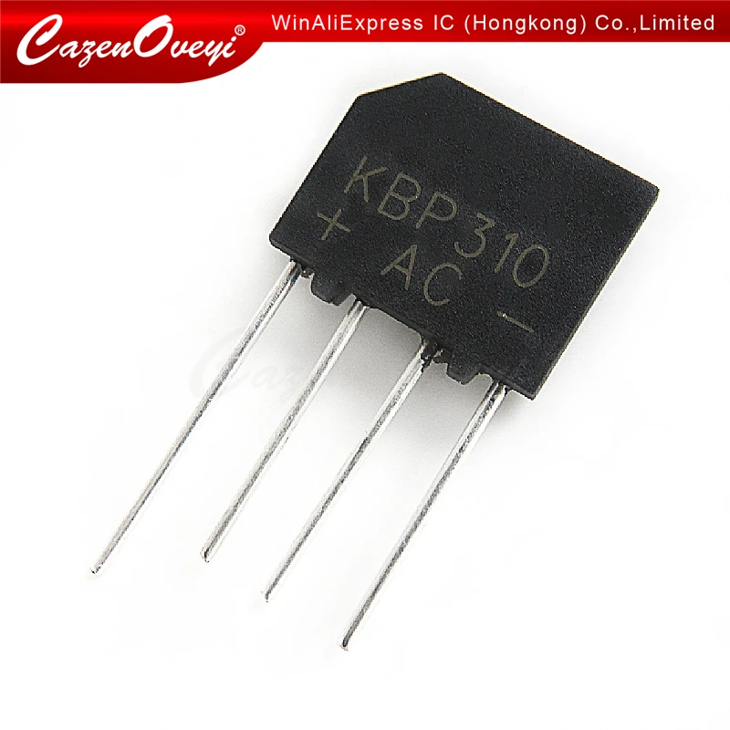 CazenOveyi 5pcs/lot KBP206 KBP210 KBL406 KBP310 KBL410 KBL608 KBL610 KBU810 KBU1010 KBU1510 Diode Bridge Rectifier Ivan