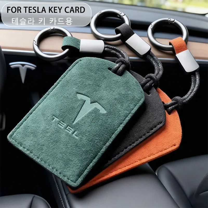 

For Tesla Model Y Juniper Model 3 Interior Key Covers Key Fob Key Card Key Chain Key Card key card holder black NFC Accessories