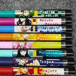 Demon Slayer Hashibira Inosuke Tokitou Muichirou Tanjiro Kamado Gel Pen Anime Peripherals Cute Ballpoint Pen Kawaii Stationery