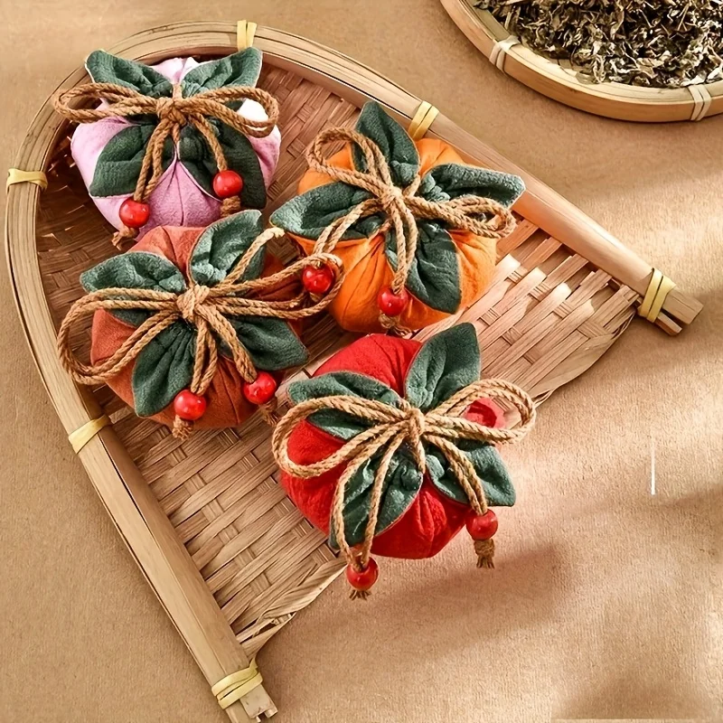 1pc Creative and Fashionable Persimmons and Ruyi Styling Empty Bag Sachet Body Car Hanging Ping An Fuguo Purse Small Lucky Bag