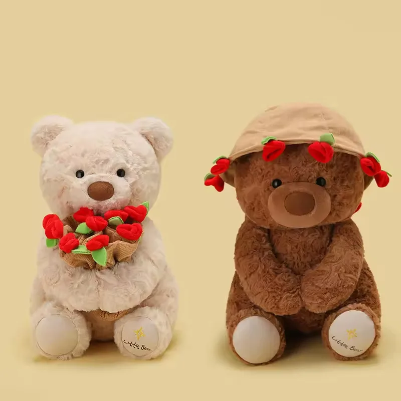 

25/30/40CM Teddy Bear Plush Toys Valentine's Day I Love You Bear Plushie Pillow Stuffed Soft Dolls for Kids Girls Lover Gifts