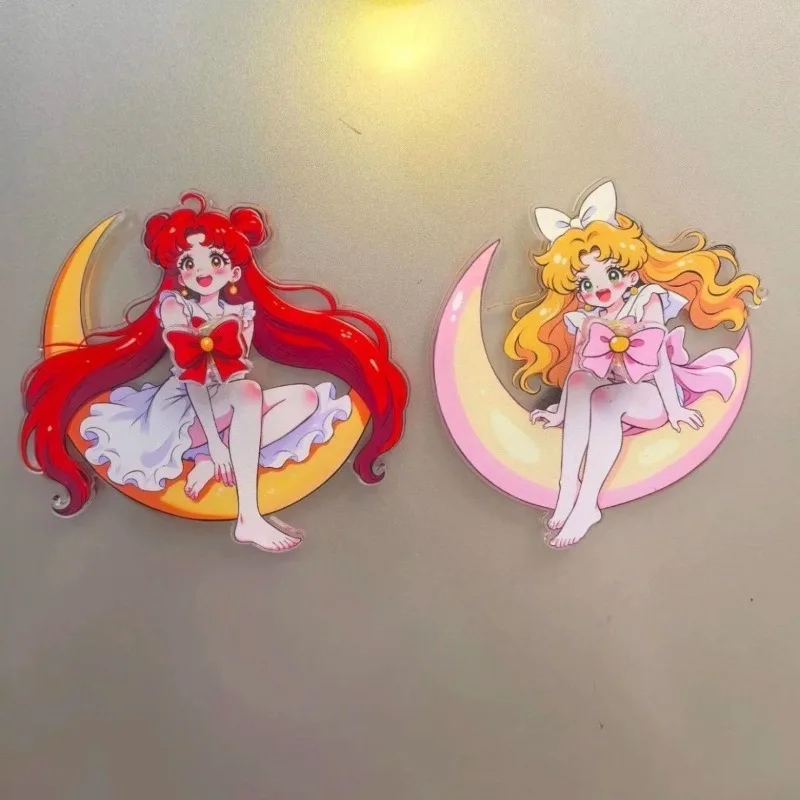 Sailor Moon Tsukino Usagi High Beauty Kühlschrank Aufkleber Anime Charakter Magnet Peripherie Dekoration Aufkleber Desktop Ornament