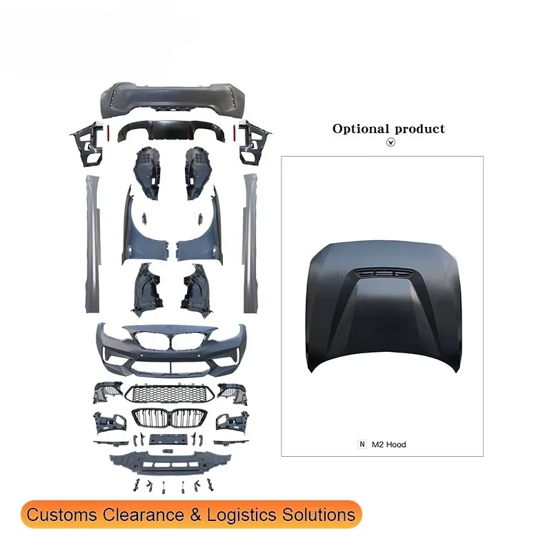 

2014-2020 для 2-серии F22 Bodykit, спортивный стиль, обновление переднего и заднего бампера M2C, широкая модель, состояние пластикового материала, новый заказ