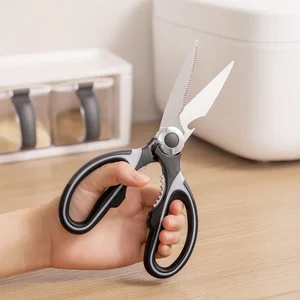 Multifunctional Domestic Kitchen Scissors of Stainless Steel to cut vegetables, chicken bones, fish and other tools 12 Main Tissue Sales - №5
