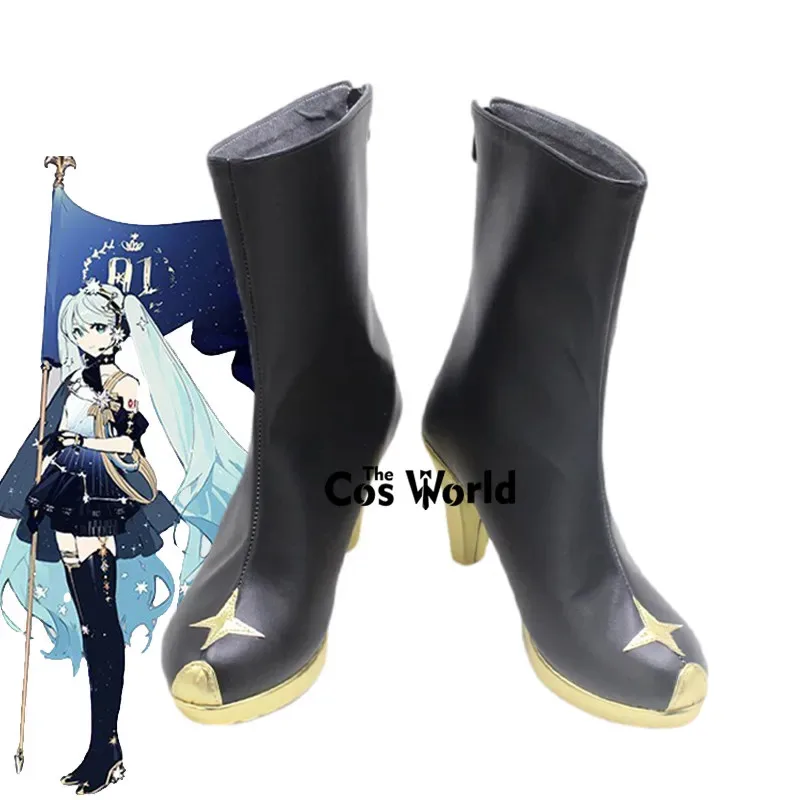 

Miku Polaris 15-летие аниме на заказ обувь на высоком каблуке для косплея сапоги