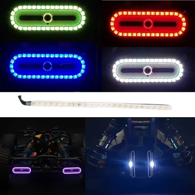 LED switchable mode warning light brake light for RC Crawler Car flat racing off-road vehicle TRX4 SCX10 modification upgrade