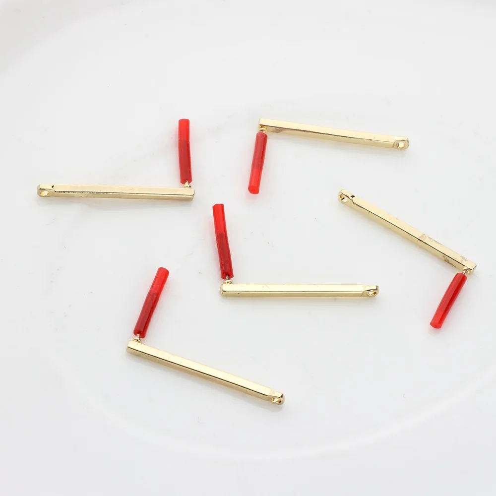 100pcs Handmade Golden Color Stud Earring Base Long Earring Settings Earrings Base Diy Jewelry Making Findings Accessories