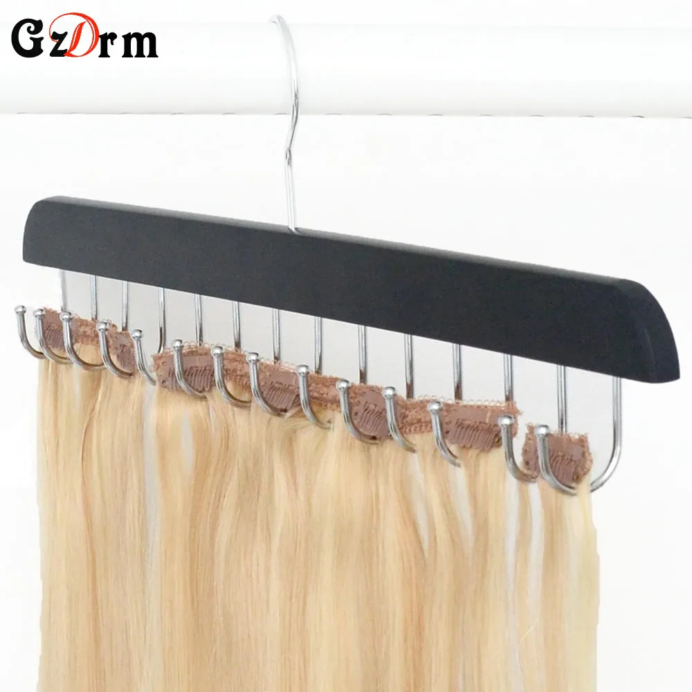 

Hair Extension Holder, Hair Extension Hanger for Hanging Hair Extensions Braiding Hair Rack for Extra Wide Weft Hair Holder Hang