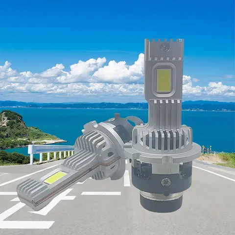 2PCS SUKIOTO GENUINE Mini D2S D4S LED Headlight Bulb Canbus Wireless D2R D4R Car Light Two-sided Plug & Play 1:1 HID Xenon Lamp 10 best sales led t1 - №10