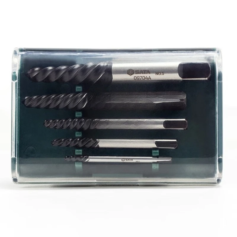 

Broken head screw remover Coarse teeth Broken wire remover set set 5pcs 09704A