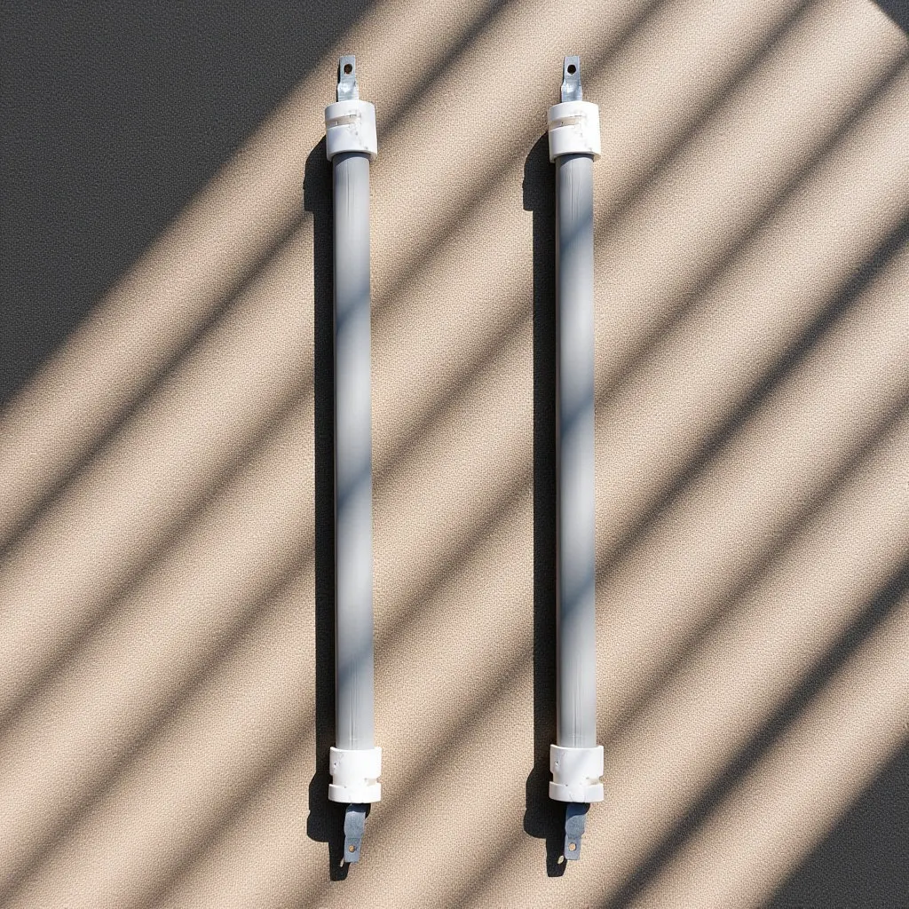 

2Pcs Replacement Heater Tube Quartz Electric Heating Element for Patio Heater Parts Rapid Even Heat High Reliability Curing Lamp