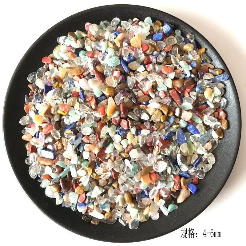 Quartzo Natural Misto de Pedras e Minerais, Espécime de Rocha e Cascalho, Decoração Tanque, 50g, 4 Tamanhos