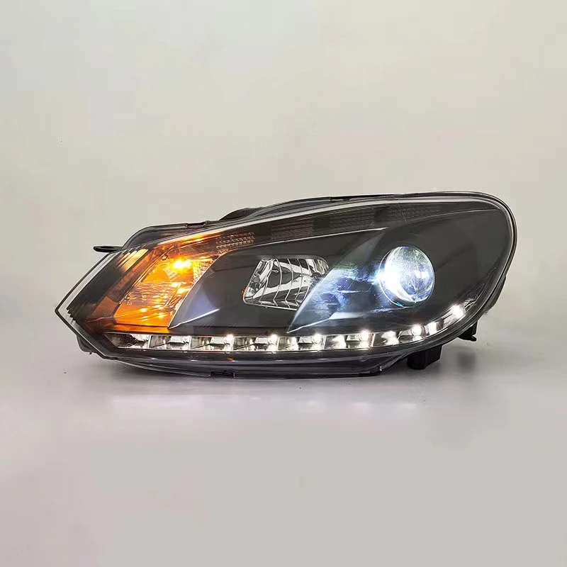 

For Volkswagen vw golf 6 LED Headlight assembly DRL daytime running light driving lamp halogen Car accessories