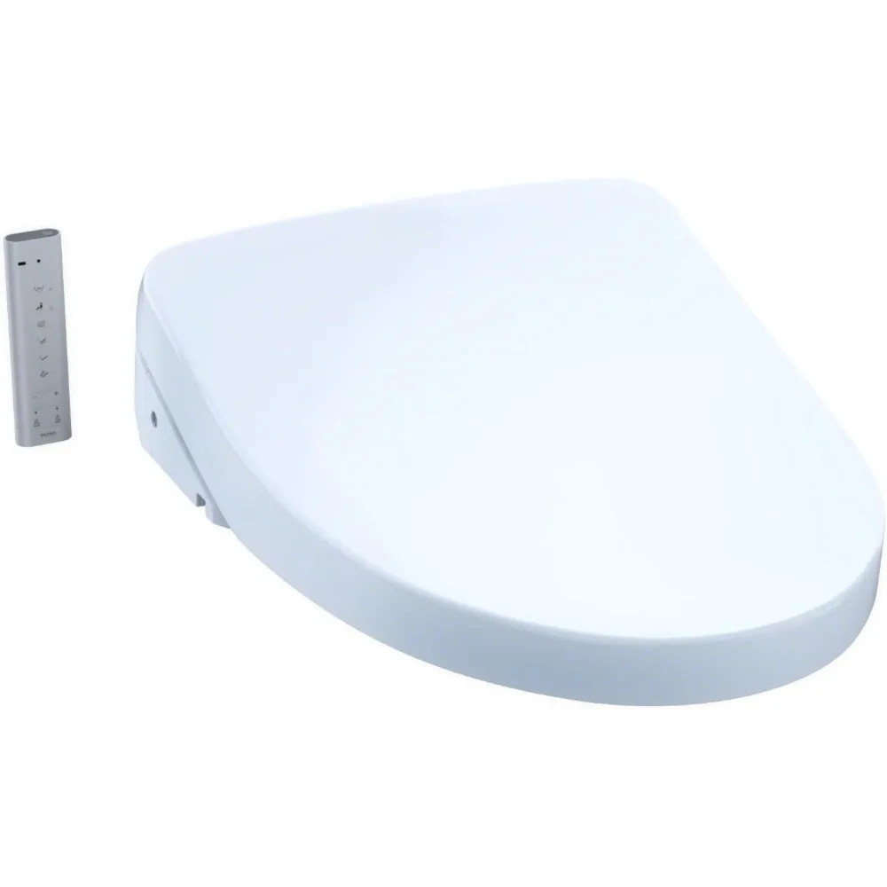 Electronic Bidet Toilet Seat with Cleansing Warm, Nightlight Auto Open and Close Lid, Instantaneous Water Heating, and Elongated