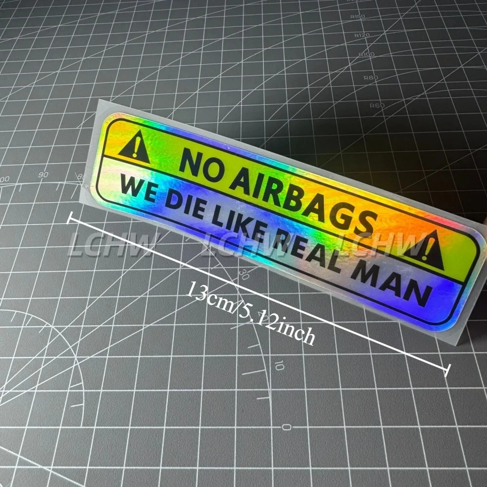 1Pc Anime Warning Waterproof Sticker with 