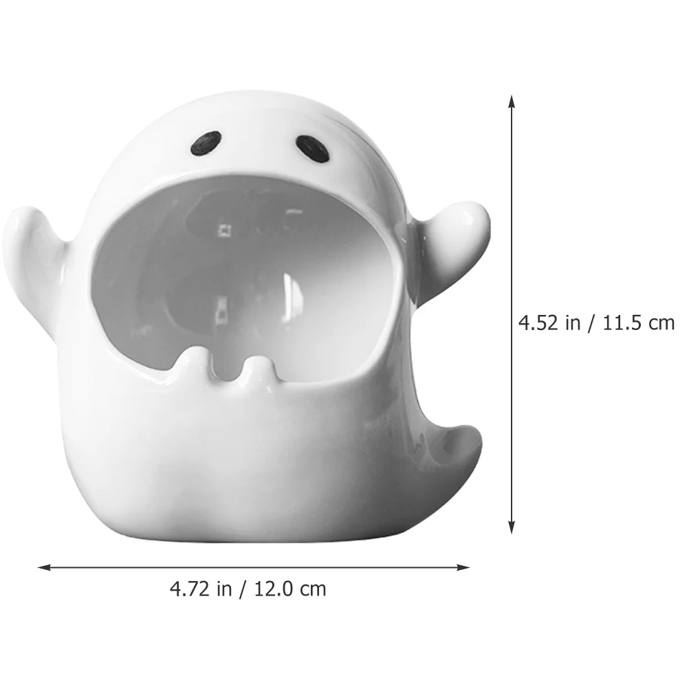 

Creative Ashtray Decorations Small Ashes Container Ashtrays for inside Funky White