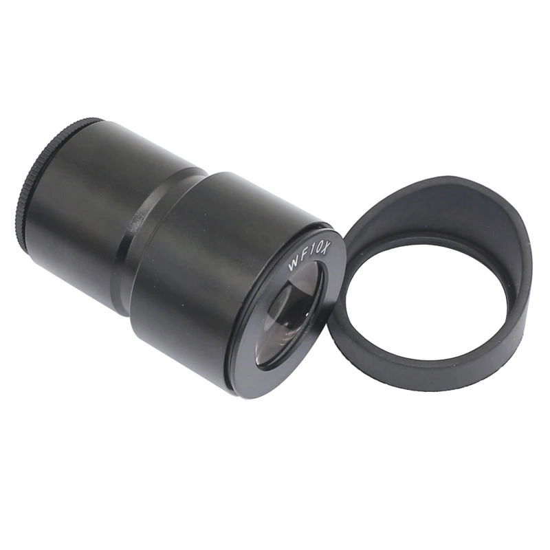 Lente óptica ocular de Campo Amplio WF10X para microscopio estéreo 10X WF10X/20, campo de visión de 20mm con o sin retícula cruzada