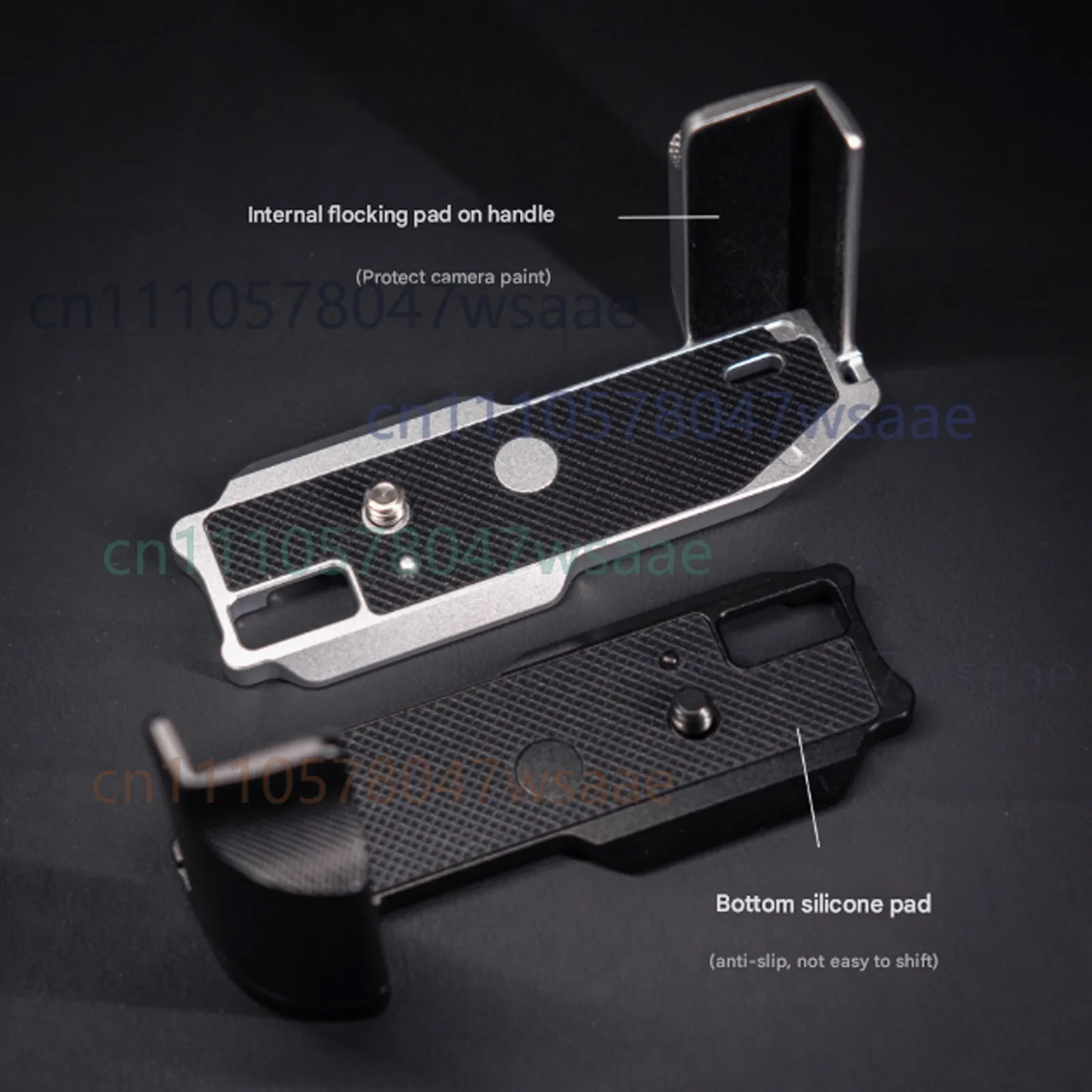 1pcs Aluminum Alloy Camera Hand Grip With Side Mount Hole & Quick Release Base For Sigma BF Camera Handheld Shooting Accessory