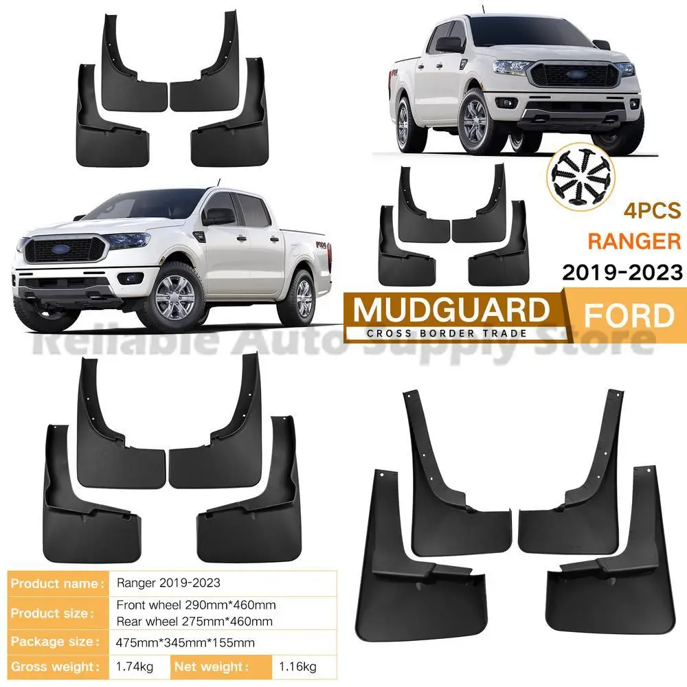 

For Ford Everest Ranger 2019-2023 Mud Guards Premium Auto Accessories Wholesale High Quality Durable Protection