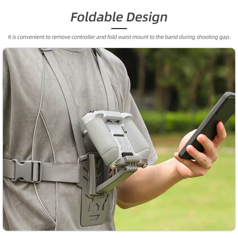 SUNNYLIFE Drone Remote Control Bracket Chest Strap For RC Belly Support Bracket Remote Control Bracket Chest Strap-T44C
