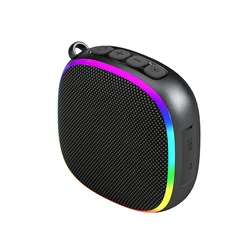 Rockmia EBS-309 Mini Portable Bluetooth 5.3 Speaker With RGB Light  Outdoor Waterproof Music Box Magnetic to Steel