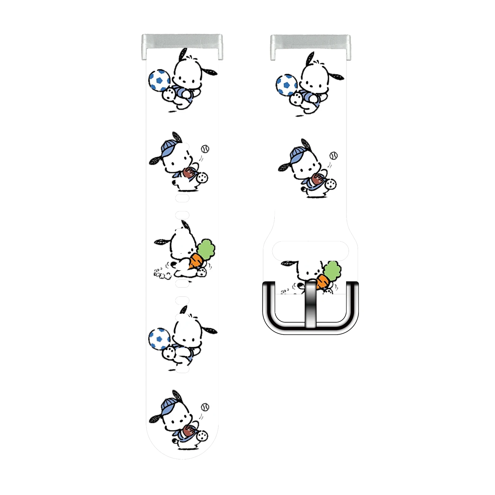 

SANRIO Series 1 Pochacco Print Watch Band for Fitbit Sense 2/1 Watchband Replaceable Bracelet for Versa 3/4 for Women as a Gift