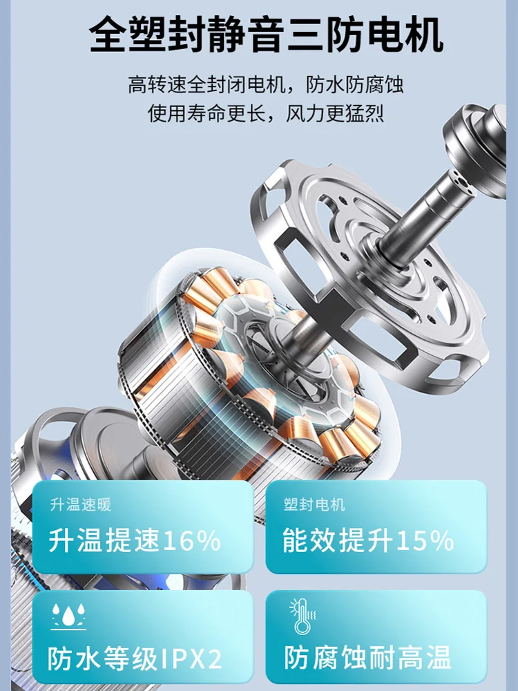 Вытяжной вентилятор SAST 220 В с подогревом в ванной комнате и встроенной потолочной установкой для ванных комнат и туалетов