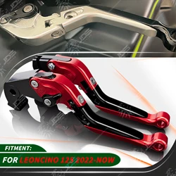 JDSTUNING For Benelli LEONCINO 125 2022-NOW Clutch Lever Brake Lever Folding Handle Levers Motorcycle Accessories Parts