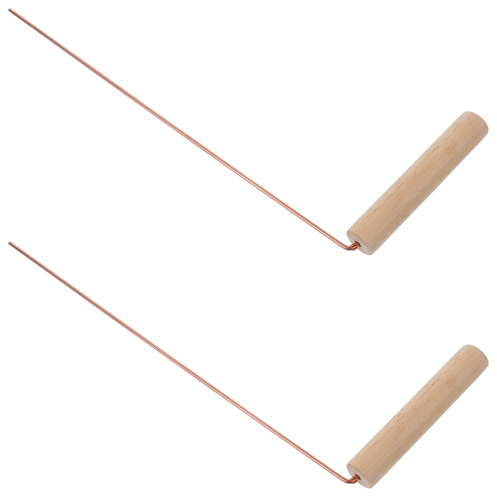 

2pcs Brass Prospecting Dowsing Rods Divination Sticks for Compass Detection Tools Portable Outdoor Hunting Gifts