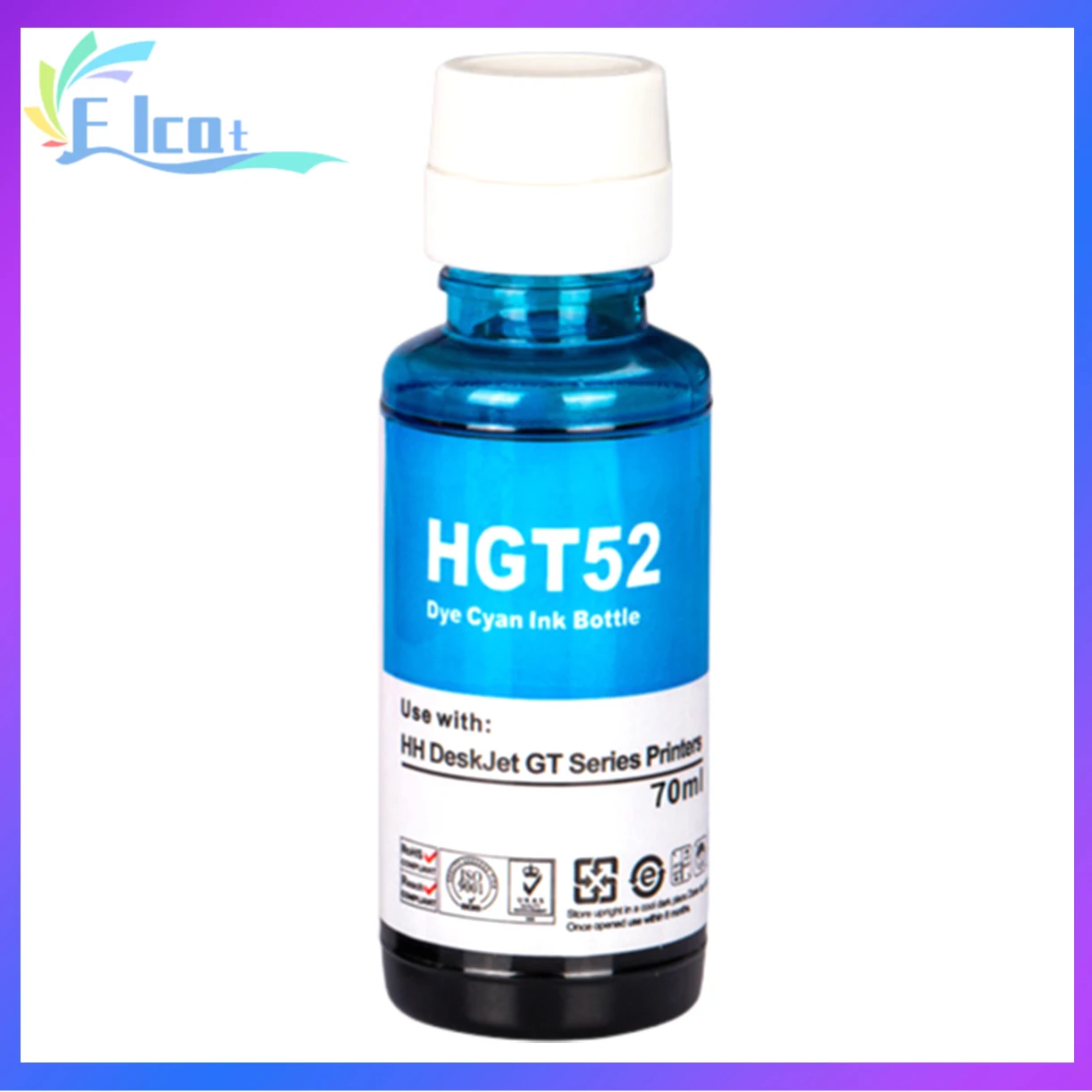 حبر GT51 GT52 GT51 GT52 حبر إعادة التعبئة لخزان HP 115 310 410 500 515 518 530 750 790 DeskJet GT5810 5820 GT5810 GT5820 حبر الطابعة