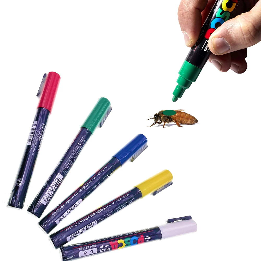 Queen Marker Pen Water-Based Paint Easy Identification Mark Queen With A Spot Dry Quickly Remark Long Lasts Indicate Year 1PCS