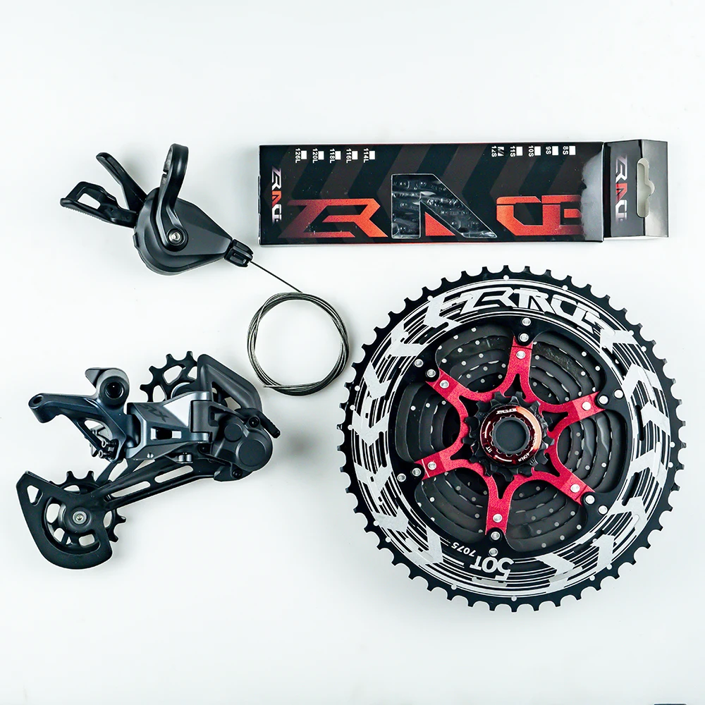 SLX M7100, SL-M7100-R + RD-M7100-SGS + ZRACE ALPHA Cassette + ZRACE Chains - 1x12-speed,  4kit Groupset